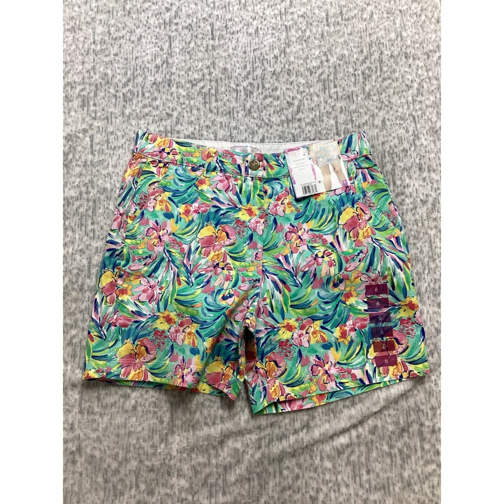Stella Parker Collection Icon Short Garden Paradise‎ Floral Print Womens Size 6